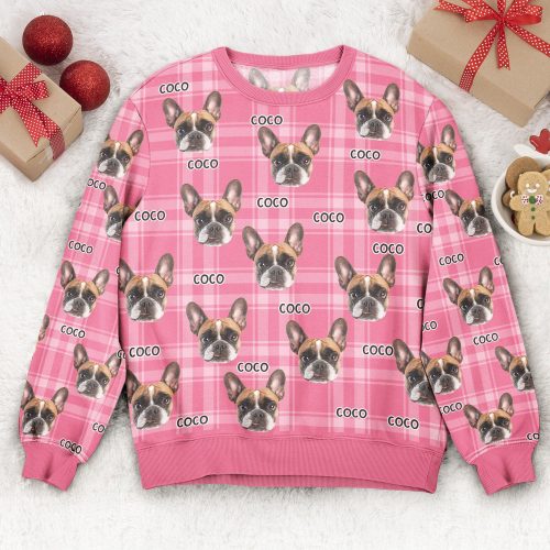 Pet Pattern - Personalized Photo AOP Sweatshirt